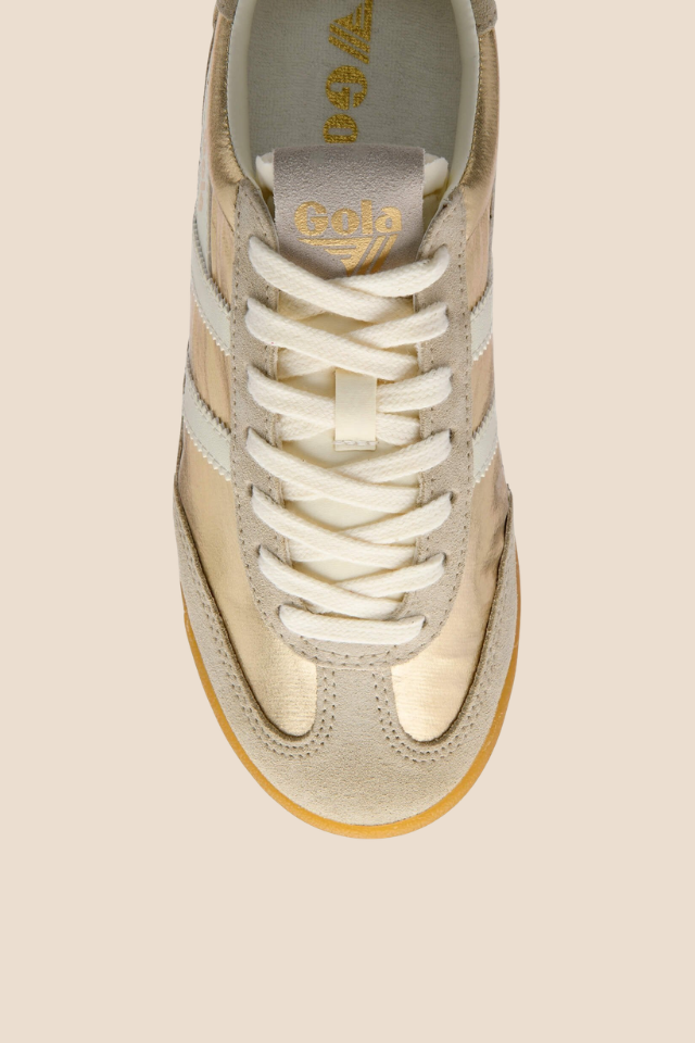 Firefly Metallic Gold Sneakers