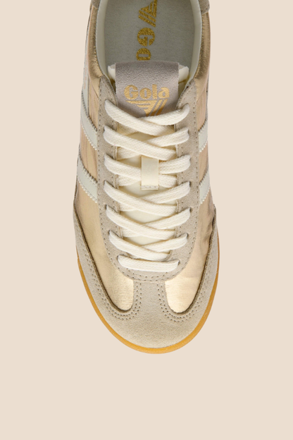 Firefly Metallic Gold Sneakers