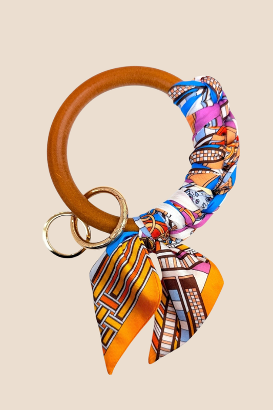 Well Connected Scarf Keychain