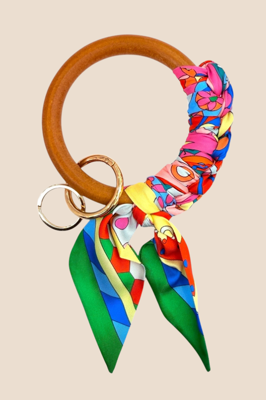 Chance Encounters Scarf Keychain