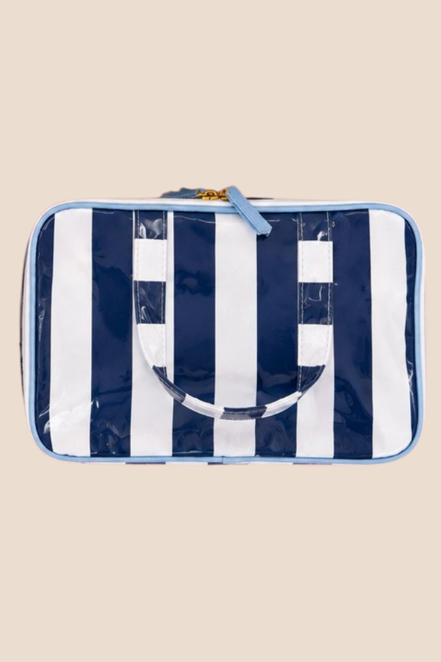 Getaway Glam Navy/White Cosmetic Bag