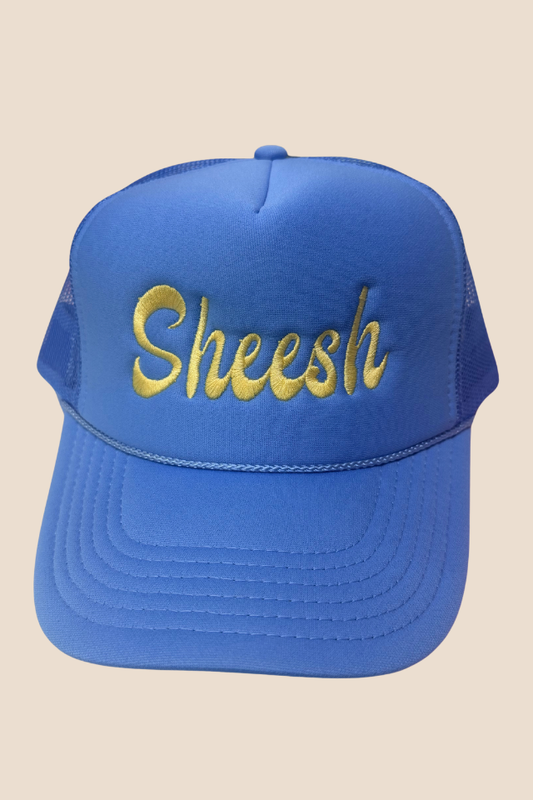 Sheesh Blue Trucker Cap