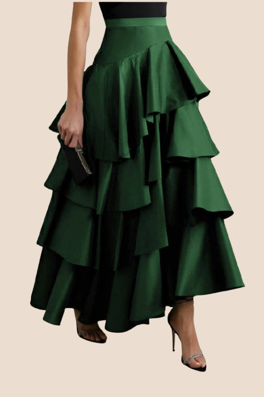 Emerald Cascade Skirt