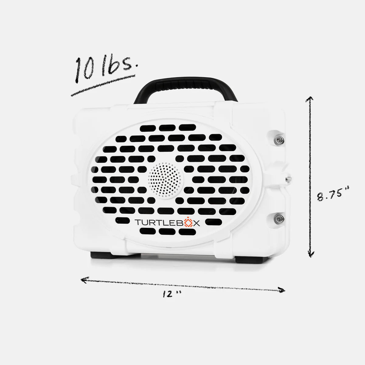 Turtlebox GEN3 Waterproof White Speaker