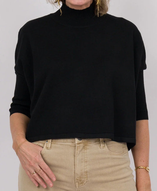 Aja Ortho Black Sweater