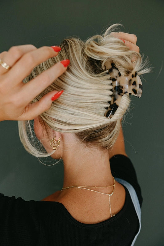 Tortoise Tan Hair Clip