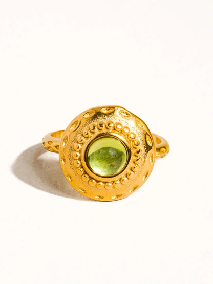 Malin Round Stone Ring