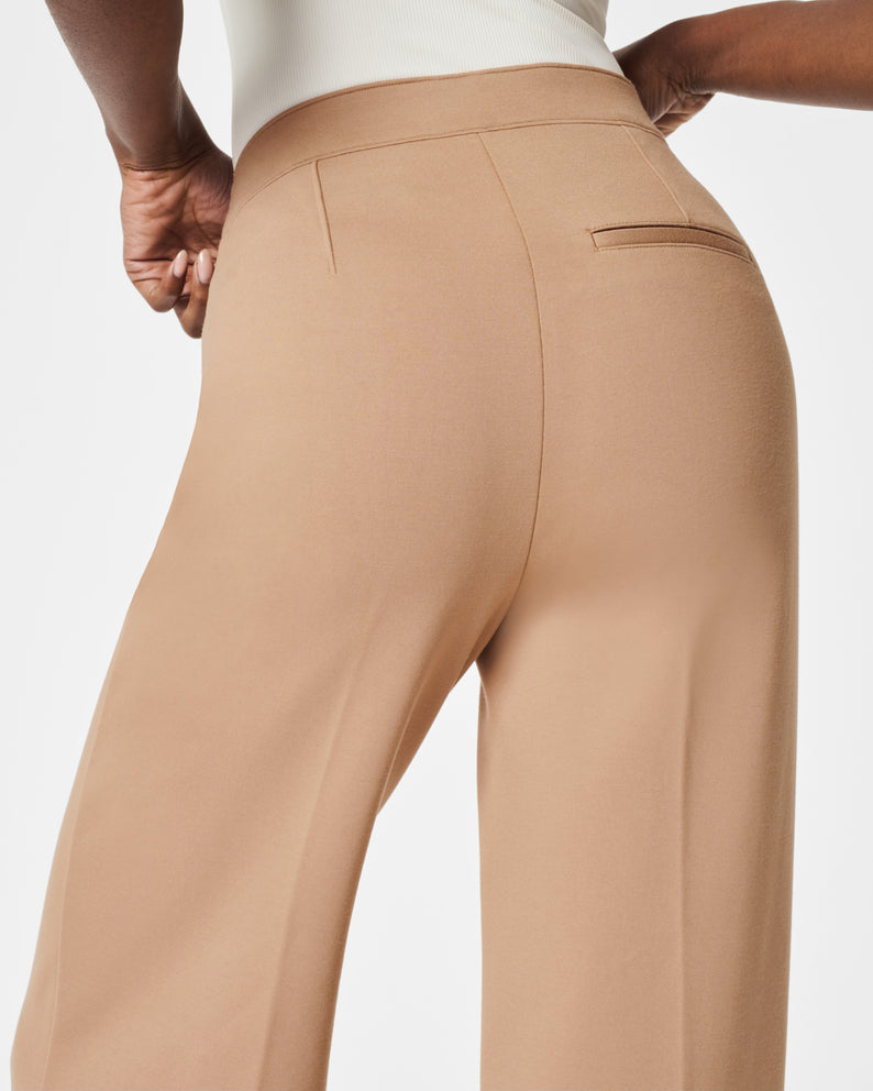 The Perfect Pant Button Wide Leg Toffee Pants