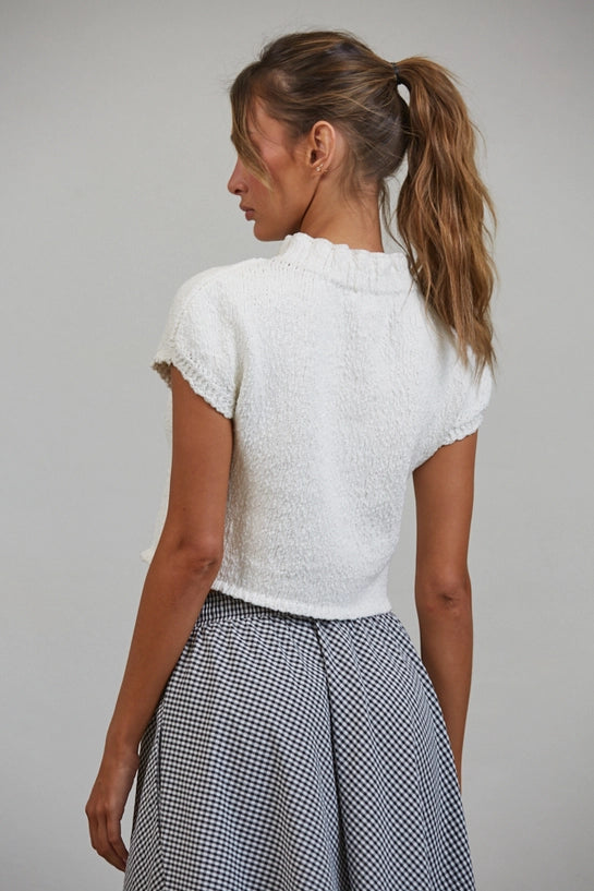 Textured Charm Sweater Top