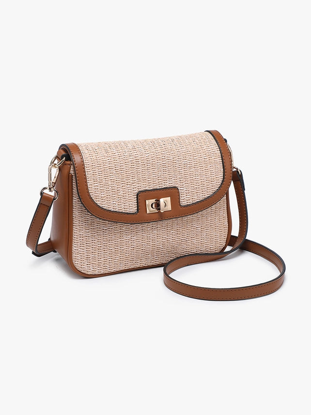 Amara Straw Brown Crossbody