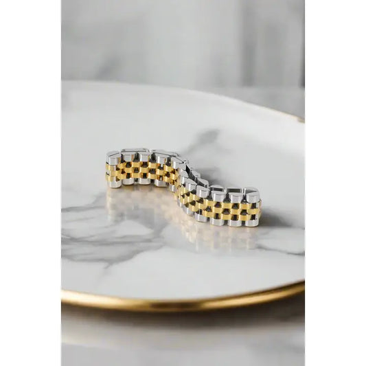 The Chain Mixed Metal Watch Band Bracelet
