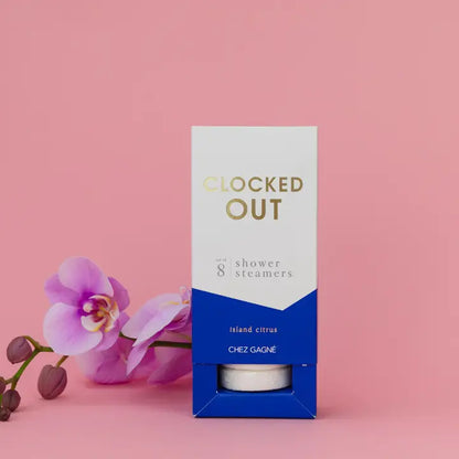 Clocked Out Island Citrus Shower Steamers (Set of 8)