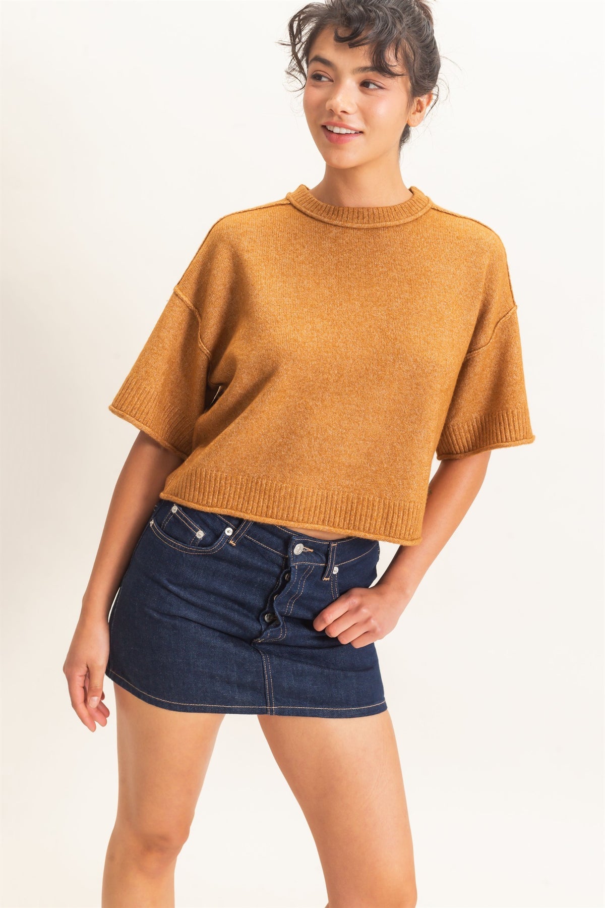 Made For You Camel Top
