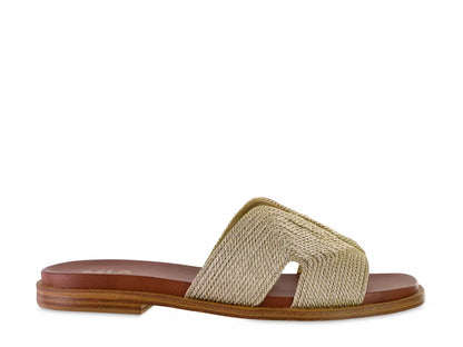 Dia Gold Flat Sandal
