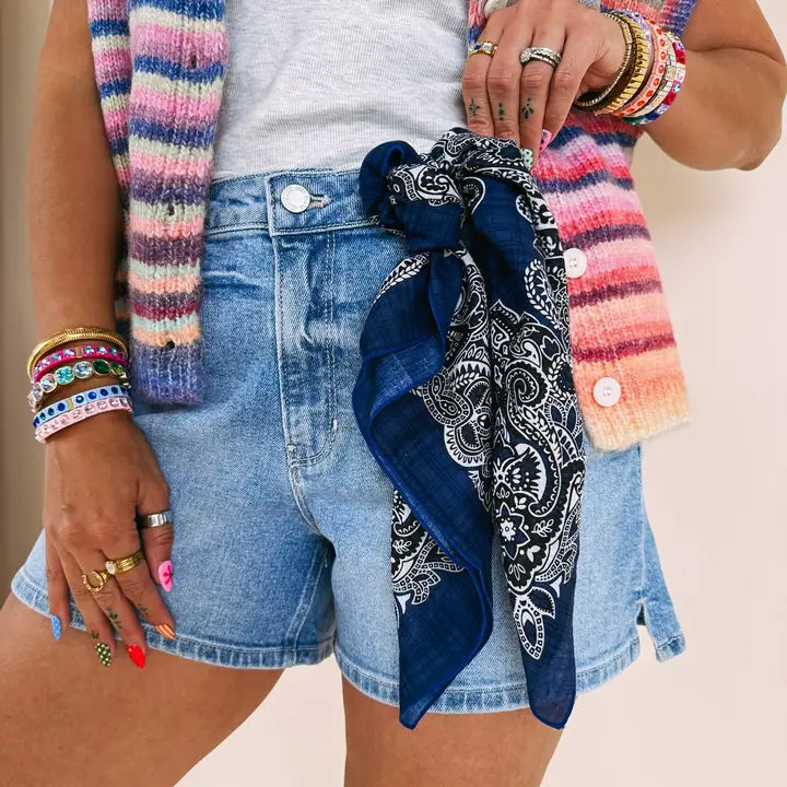 Blue Dream Baby Bandana Scarf