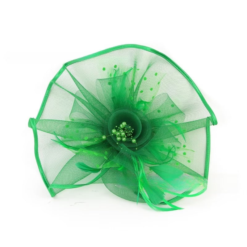 Triple Crown Green Fascinator