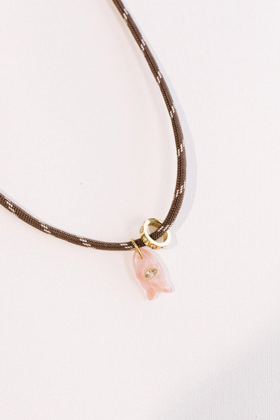 Lucky Catch Cord Necklace