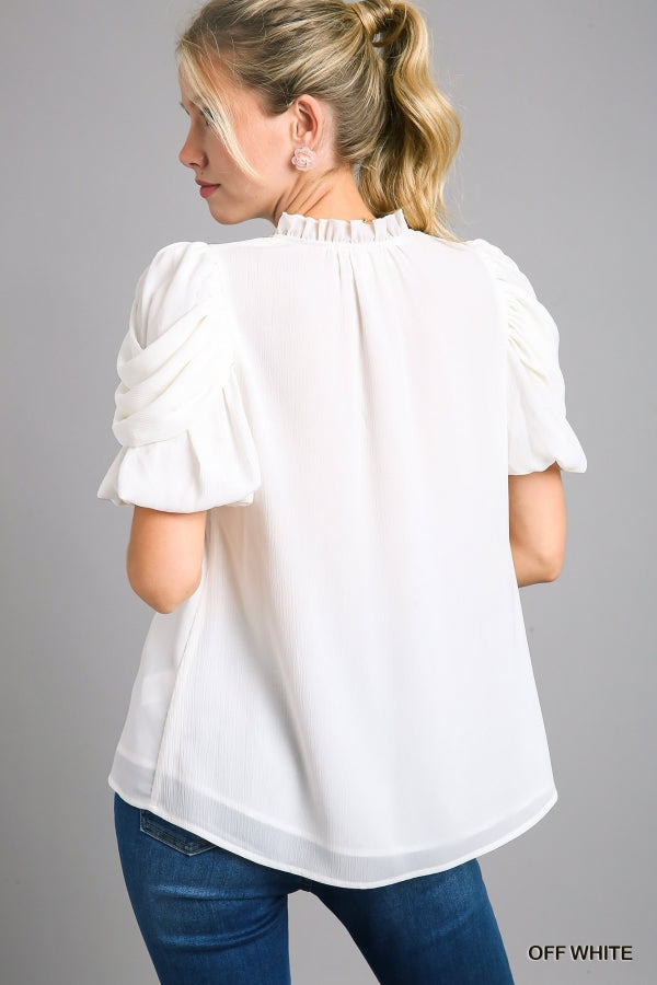 Always Playful Off White Top
