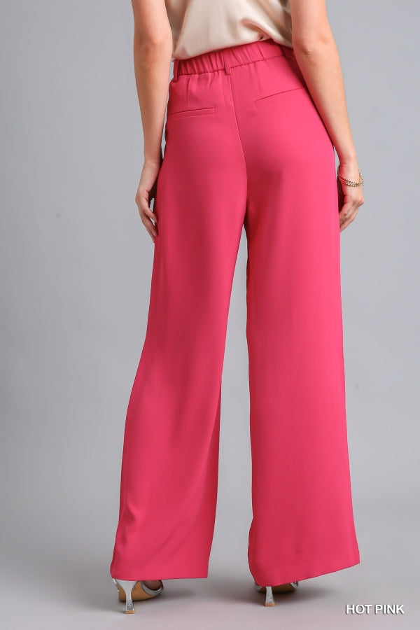 Casual Outfits | Hot Pink Aesthetic Loose Cargo Wide Leg Pants – TGC FASHION