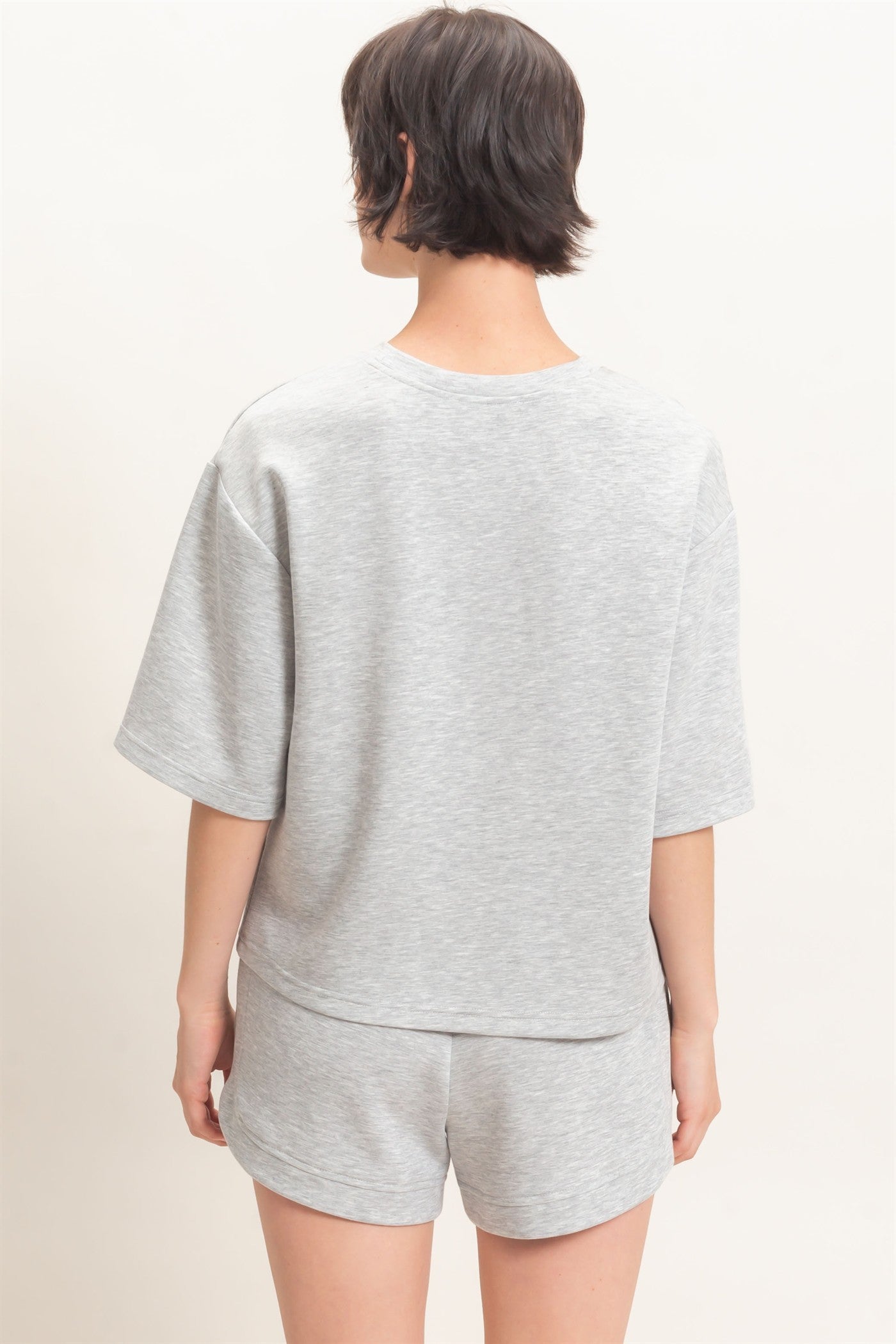 On My Time Heather Grey Set