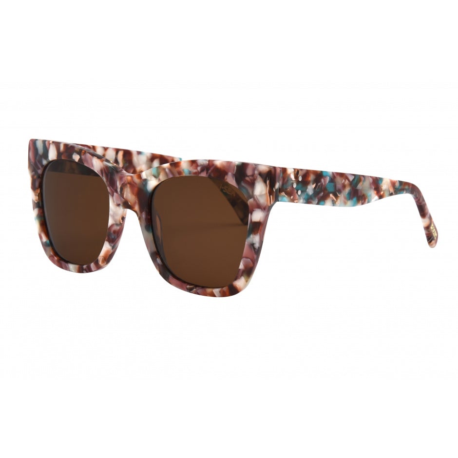 Billie Pink Pearl Brown Polarized Sunglasses