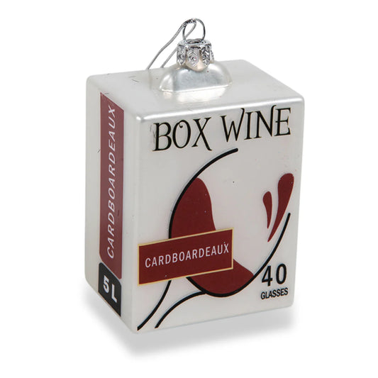 Boxed Wine Ornament