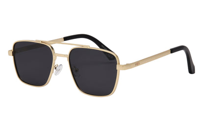 Brooks Gold Smoke Polarized Sunglasses