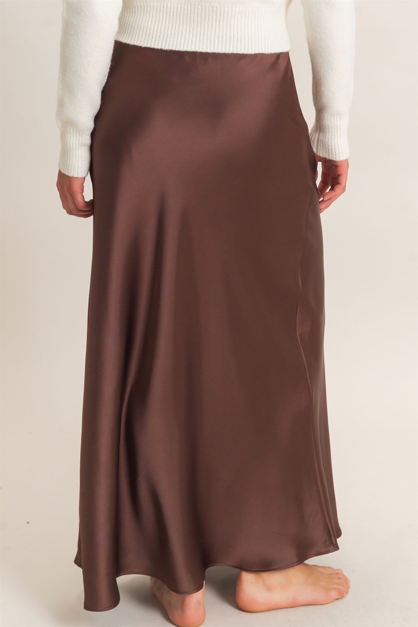 Classic Elegance Dark Brown Skirt