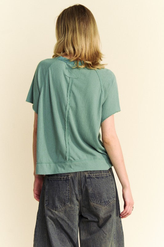 Breezy Style Olive Sage Top