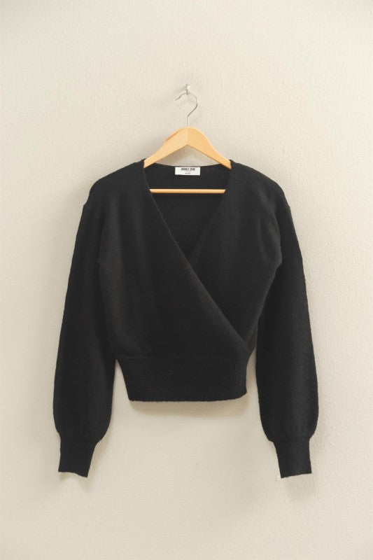 Always in Rotation Black Sweater