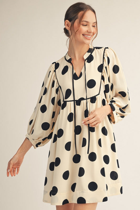 Elegant Dots Dress