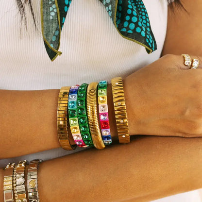 Stella Rainbow Gemstone Bracelet