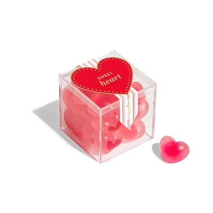 Strawberry Hearts Candy Cube