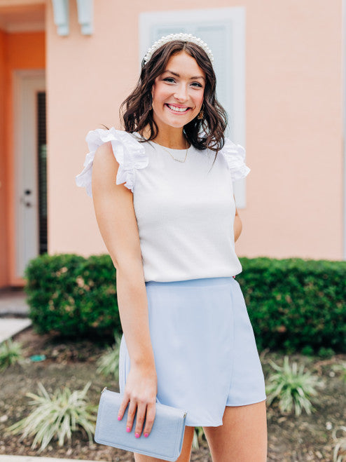 One Jump Ahead Baby Blue Skort