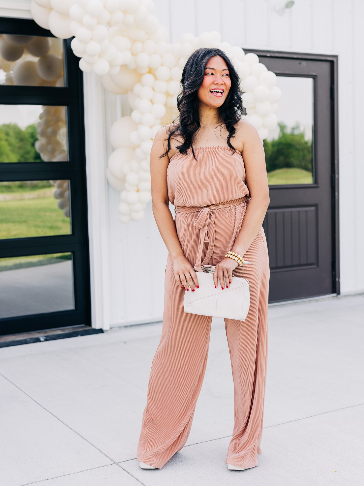 Make A Run For It Taupe Jumpsuit