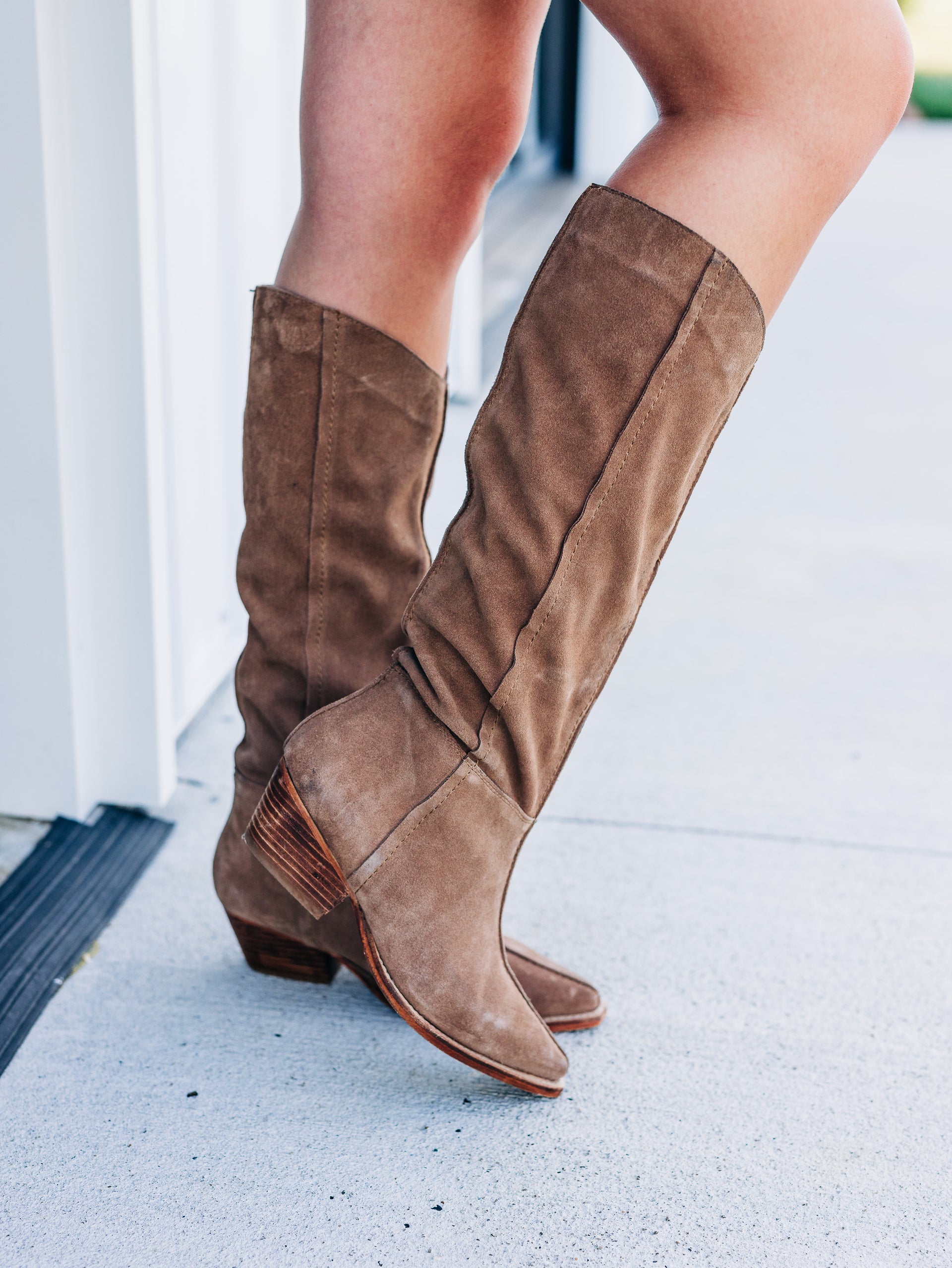 Free People Sway Low Slouch Boot - Tan – Seaside Shoes & Swim