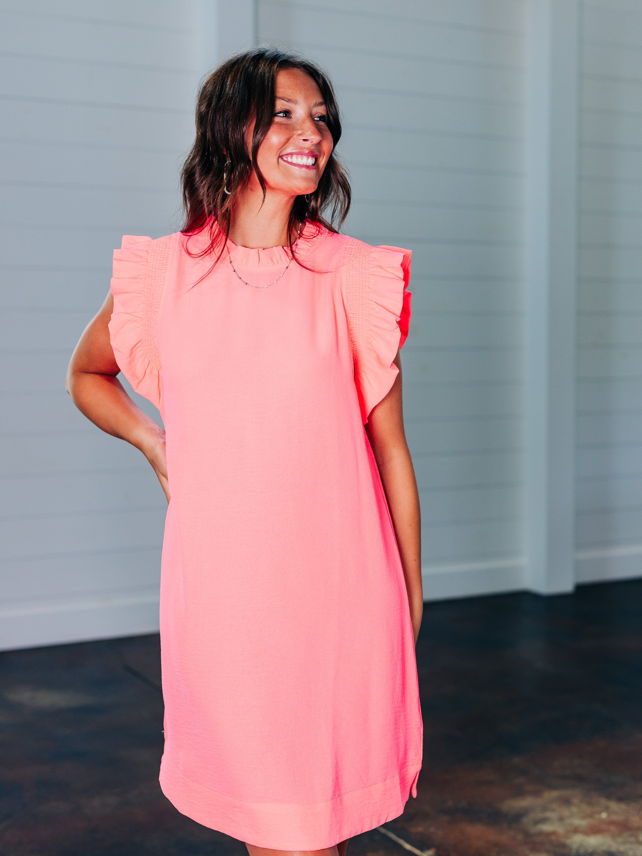 Neon Pink Party Dress