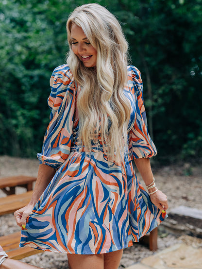 Free Spirit Blue Dress