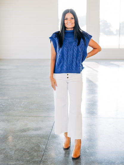 Full Heart Blue Sweater