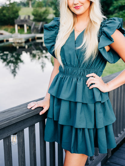 Decisions To Make Hunter Green Dress
