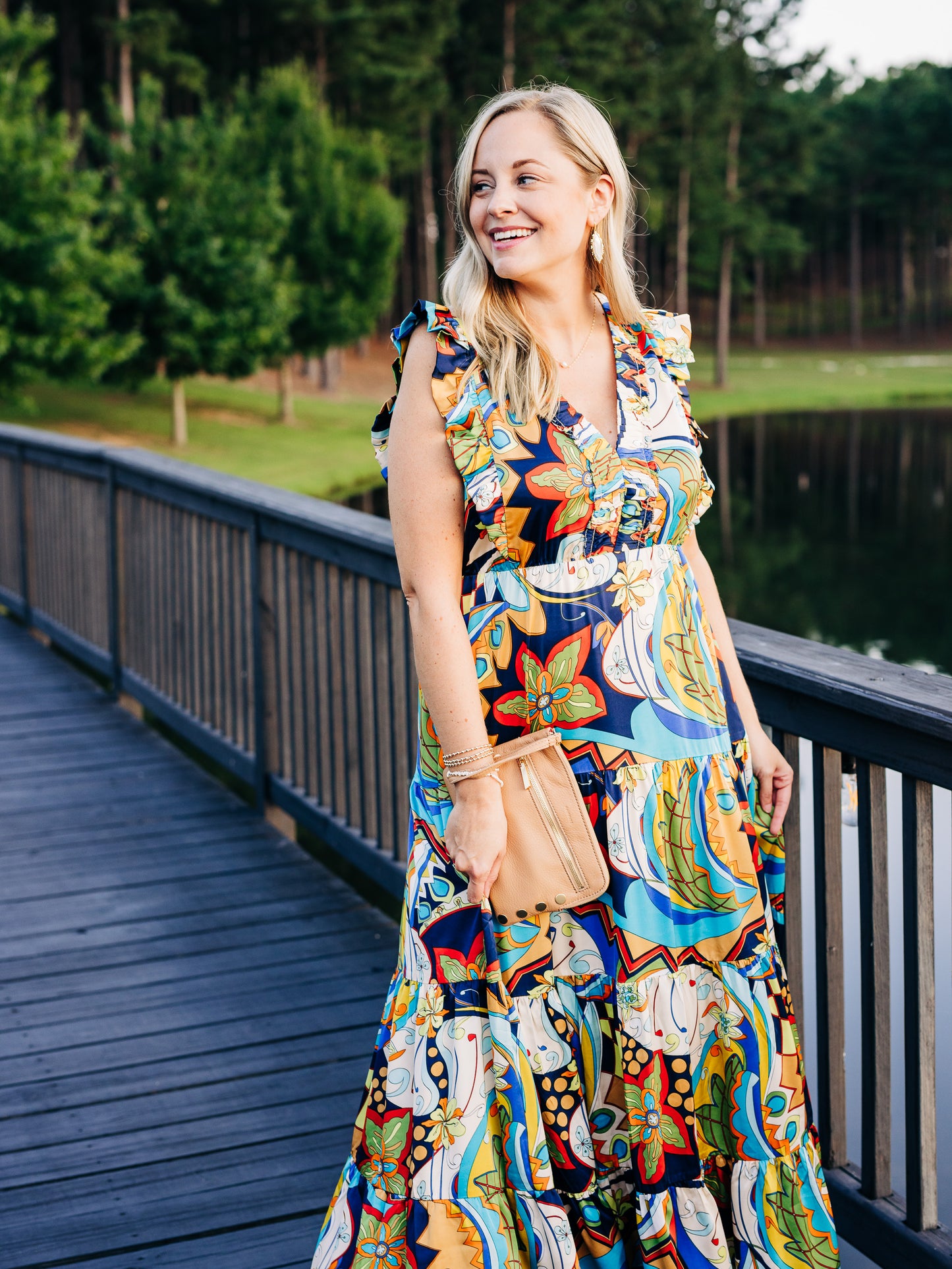 Going All Out Groovy Art Maxi Dress