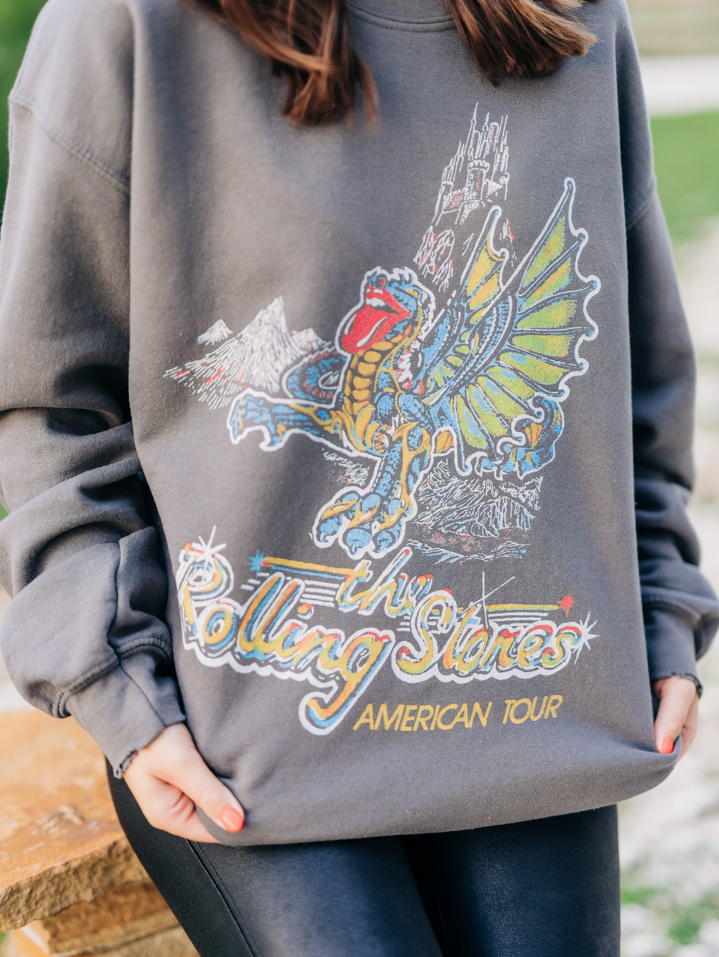 Rolling Stones USA Dragon Tour Sweatshirt