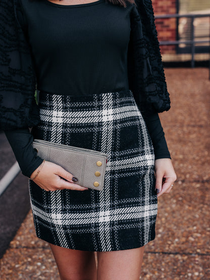 Raise The Standard Black Skirt