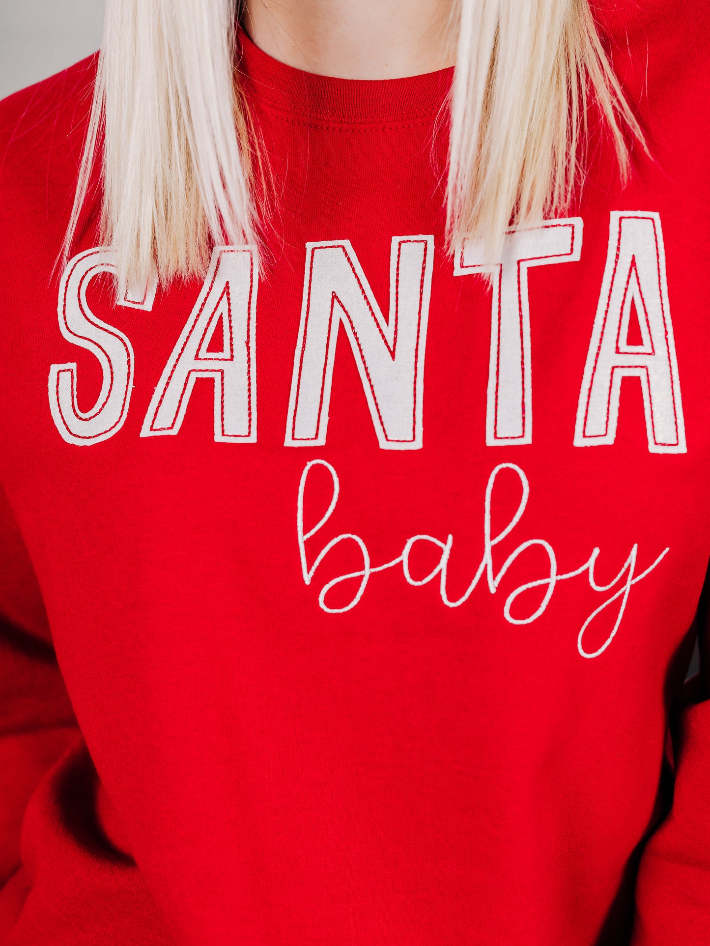 Santa Baby Red Sweatshirt