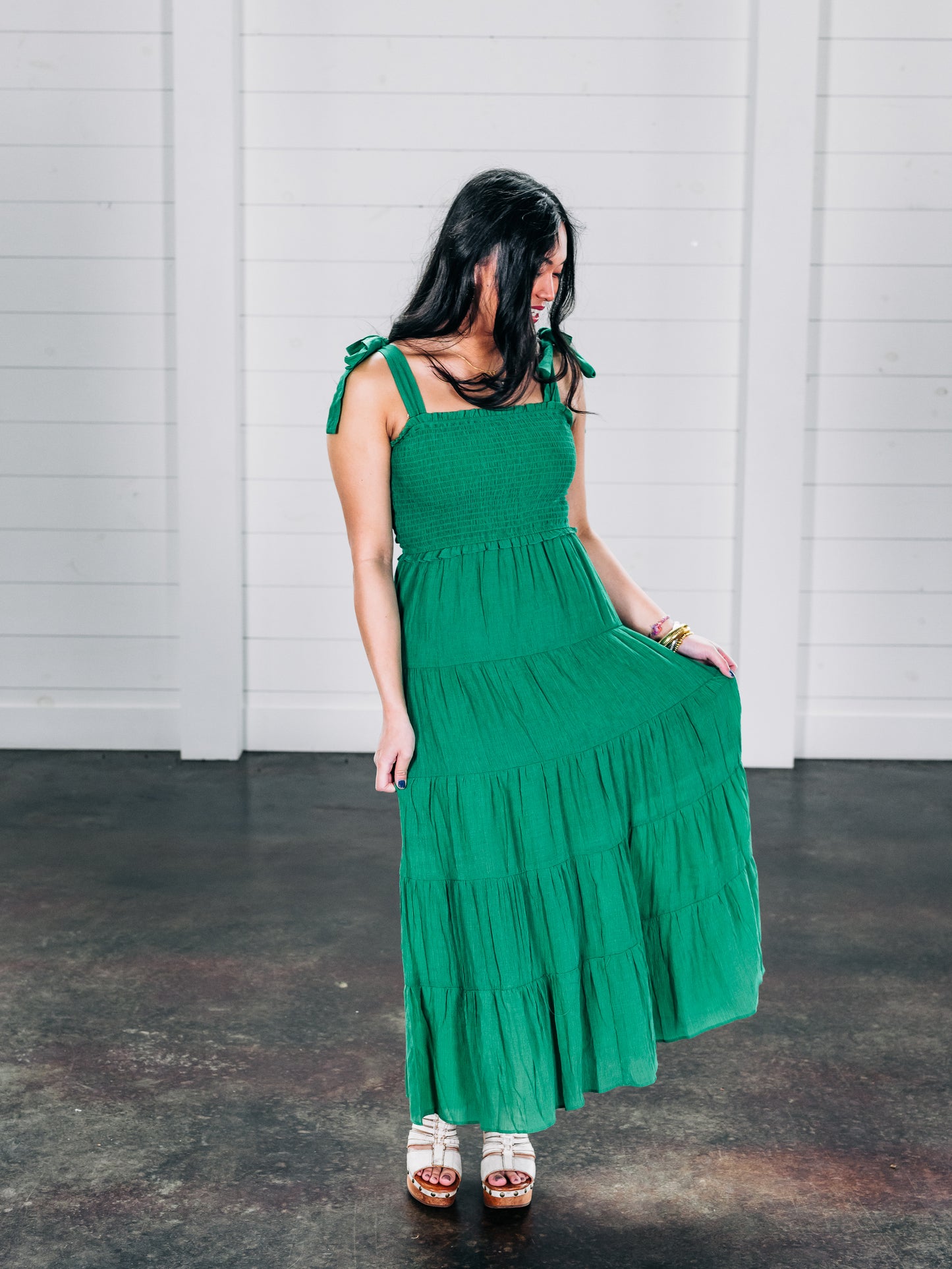 Something Different Green Maxi Dress