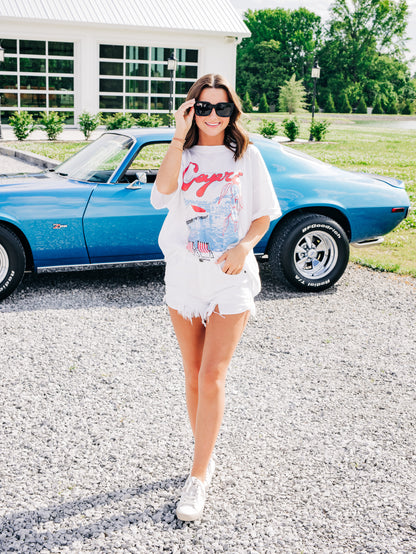 Capri Vintage White Tee