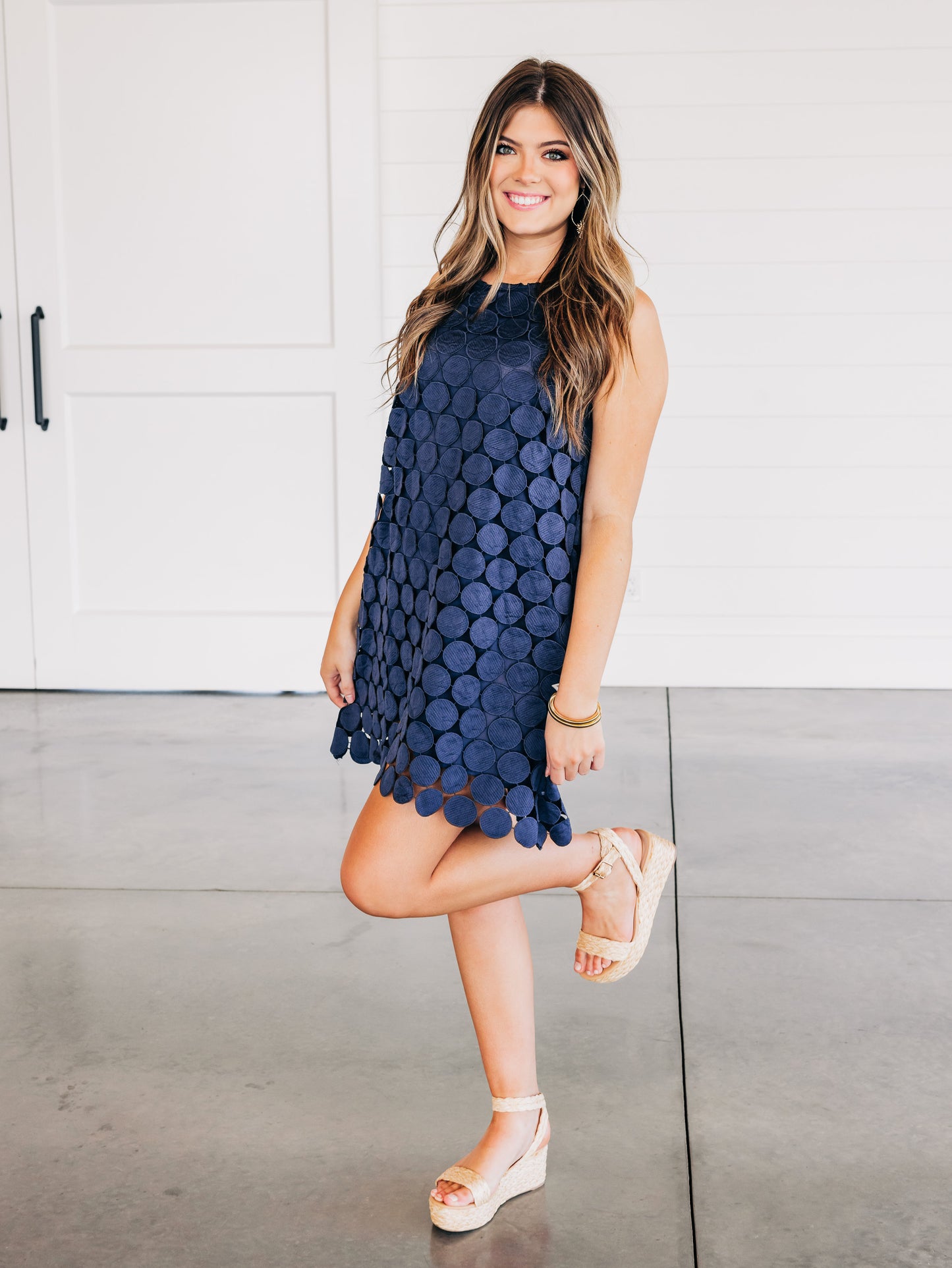 Midnight Melodies Navy Dress