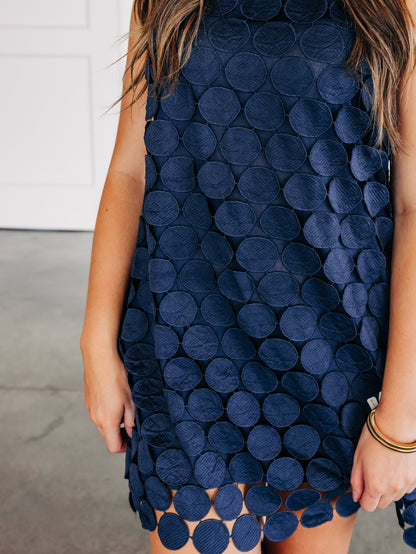 Midnight Melodies Navy Dress