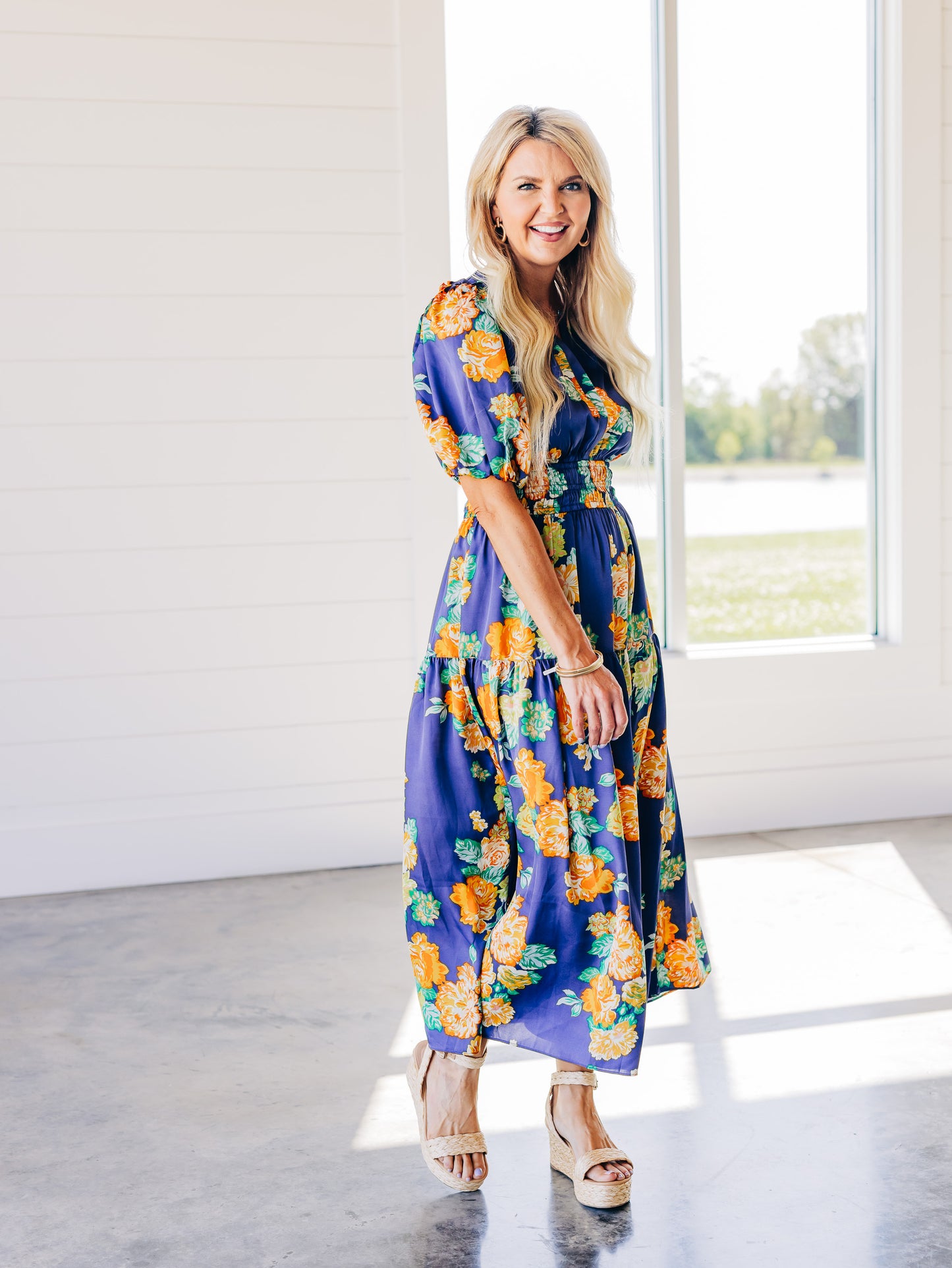 Garden Charm Midi Dress