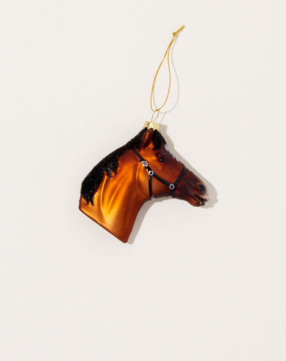 Feather Nose Horse Ornament